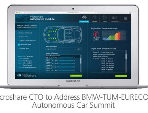 Microshare CTO to Address Autonomous Car Summit