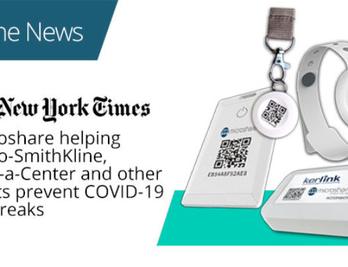 NY Times: Microshare helping Glaxo-SmithKline, Rent-a-Center and other giants prevent COVID-19 outbreaks