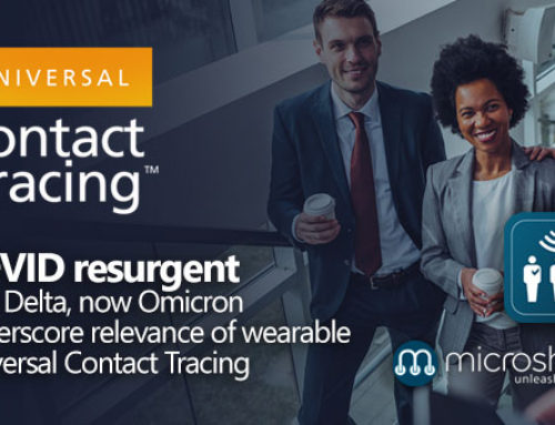 Case Study: COVID resurgent, Universal Contact Tracing wearables are as relevant as ever