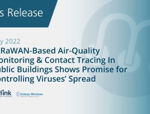 Press Release: LoRaWAN-based air-quality monitoring & contact tracing in public buildings shows promise for controlling viruses’ spread