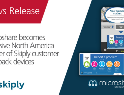 Microshare Becomes Exclusive North America Reseller of Skiply Customer Feedback Devices