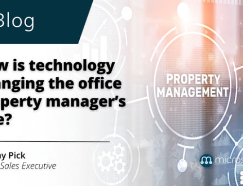How is technology changing the office property manager’s role?